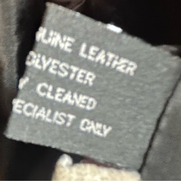 LEATHER WORLD MENS VINTAGE JACKET SIZE XXL BUTTON FRONT - Picture 8 of 8